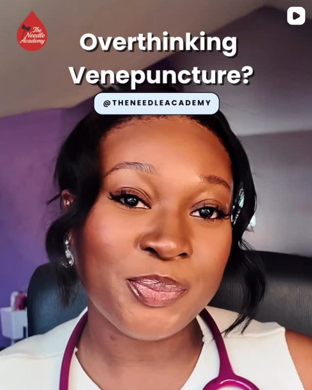 Instagram reel: overthinking venepuncture?