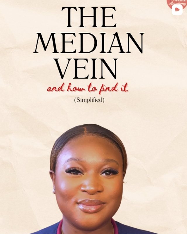 Instagram reel: the median vein and how to find it